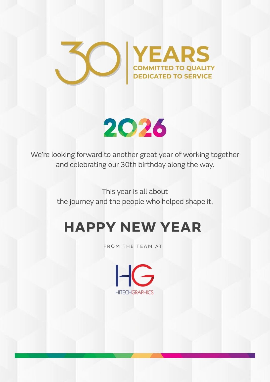 Hitech Graphics celebrates 30 years in the Southern African print industry
